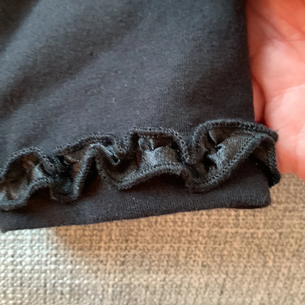 Rare Editions Toddler Top and Leggings, white and black, size 3T